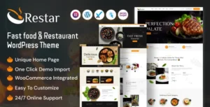 Restar – Fast Food & Restaurant WordPress Theme Download