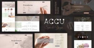 Accu – Acupuncture, Massage WordPress Theme Download