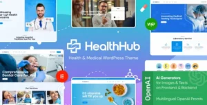 HealthHub – Health & Medical Doctor WordPress Theme