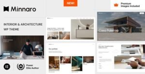 Minnaro– Interior Design and Architecture WordPress Theme