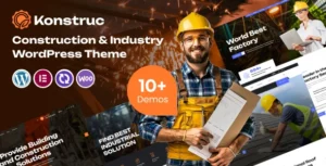Konstruc – Construction & Industry WordPress Theme
