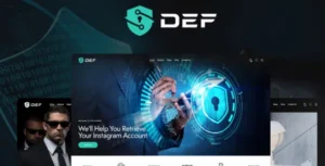 Def — CCTV Camera & Bodyguard Security WordPress Theme