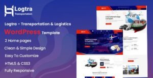 Logtra – Transportation & Logistics WordPress Theme for Cargo