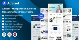 Advisol – Business Consulting WordPress Theme