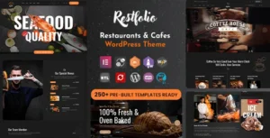 Restfolio – Restaurants & Cafes WordPress Theme Download