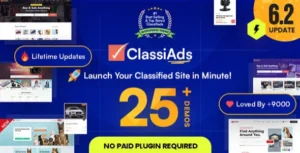 Classiads – Classified Ads WordPress Theme