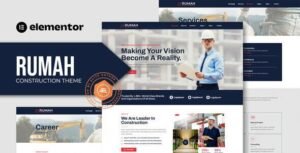 Rumah – Construction Theme Elementor Template Kit