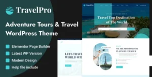 TravelPro – Tours & Travel Agency Elementor WordPress Theme