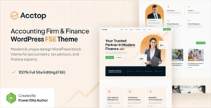 Acctop – Accounting Firm & Finance WordPress Theme