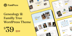 FamiPress – Genealogy & Family Tree WordPress theme