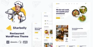 Starbelly – Restaurant & Cafe WordPress Theme Download