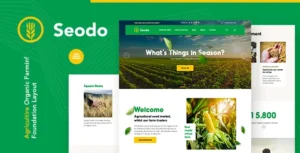 Seodo – Agriculture Farming Foundation WordPress Theme