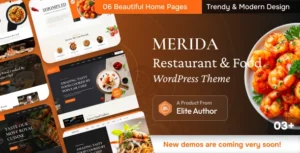 Merida – Restaurant & Food WordPress Theme Download