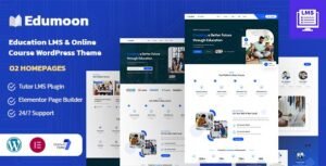 Edumoon – Education LMS WordPress Theme