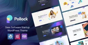 Pollock – Saas Software Startup WordPress Theme
