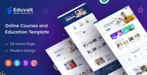 Eduvalt – Online Courses & Education WordPress Theme