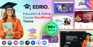 Edrio – Education & Online Course WordPress Theme