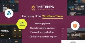Tempa – The Luxury Hotel WordPress Theme
