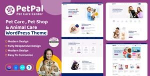 Petpal – Pet Care & Pet Shop WordPress Theme