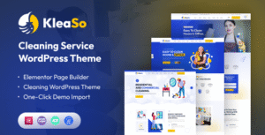 Kleaso – Cleaning Services WordPress Theme