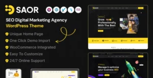 Saor – SEO Digital Marketing Agency WordPress Theme