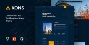 Kons – Construction WordPress Real Estate Theme