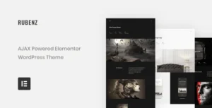 Rubenz WordPress Theme (Creative Portfolio AJAX Theme)