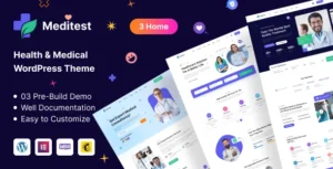 Meditest Theme – Health Care Medical & Hospital Doctor Listing