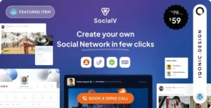 SocialV Theme (Social Network and Community BuddyPress Theme)