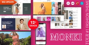 Monki WordPress WooCommerce Premium Theme (Fashion)