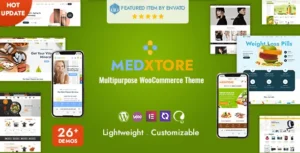 MedXtore WordPress Theme (Pharmacy, Medical & Beauty Elementor)
