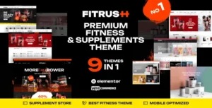 Fitrush – Health Supplements WordPress Theme
