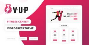 VUP – Fitness Center WordPress Theme (Gym and Fitness)