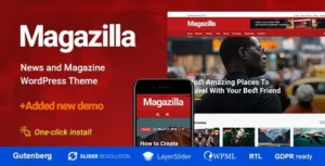 Magazilla News & Magazine WordPress Theme