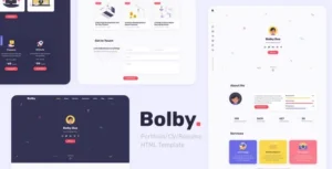 Bolby WordPress Theme (Portfolio/CV/Resume Theme)