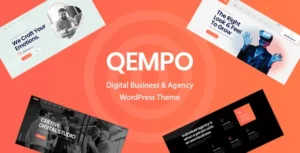 Qempo – Digital Agency Services WordPress Theme v1.3.8