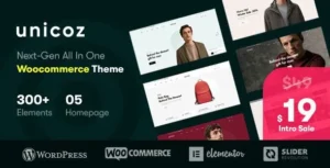 Unicoz – Elementor WooCommerce Ecommerce Theme
