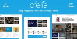 Ofelia WordPress Blog Theme (Travel Personal / Blog Theme)