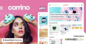 Carrino WordPress Theme (An Exciting Gutenberg Blog Theme)