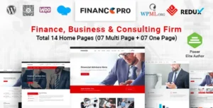 Finance Pro WordPress Theme (Business & Consulting Theme)