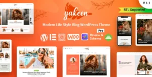 Yakeen – Lifestyle Blog and Magazine WordPress Theme