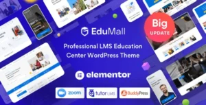 EduMall – Professional LMS Education Center Premium WordPress Theme
