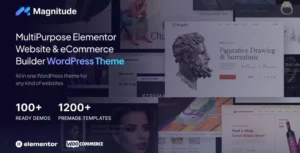 Magnitude WordPress Theme (Multi-Purpose Elementor & eCommerce Theme)