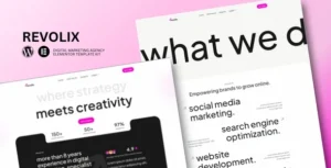 Revolix – Digital Marketing Agency Elementor Template Kit