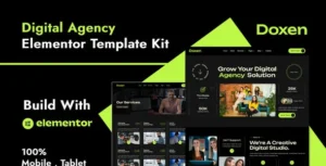 Doxen – Digital Agency Elementor Template Kit