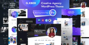 Gxber – Creative Agency WordPress Theme Download