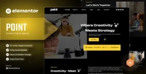 Point – Creative Digital Agency Elementor Template Kit