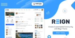 Reign WordPress Premium Theme (BuddyPress Theme)