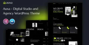 Auxa – Digital Studio and Agency WordPress Theme