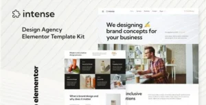Intense – Creative Digital Agency Services Elementor Template Kit